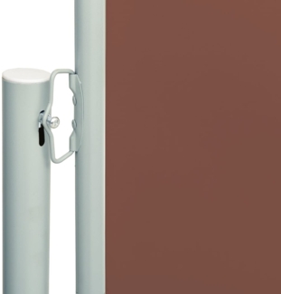 vidaXL Seitenmarkise Ausziehbar 180x600 cm Braun 317969