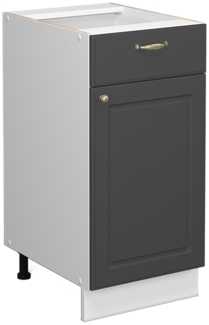 Vicco Midischrank Anthrazit-Gold 40x82 cm ohne Arbeitsplatte, Fame-Line