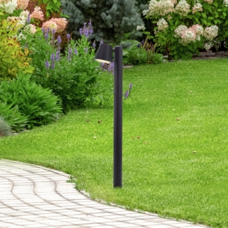 Brilliant Stehlampe Bari Außenstandleuchte, 80 cm, GU10, IP44, Metall/Kunststoff, schwarz