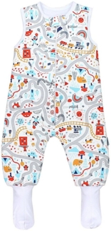 TupTam Babyschlafsack Winterschlafsack mit Beinen und Füßen OEKO-TEX zertifiziert, 2.5 TOG