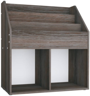 vidaXL Kinder-Bücherregal Grau Sonoma-Eiche 71x30x78,5cm Holzwerkstoff 339526