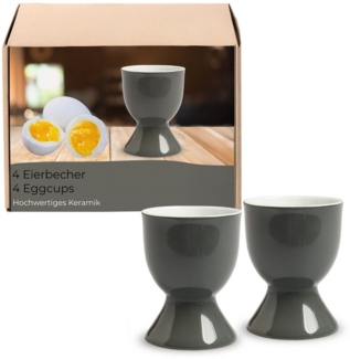 matches21 HOME & HOBBY Eierbecher, (4-tlg), Spülmaschinenfeste Eierhalter für Frühstückstisch