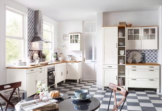 Home affaire Pantryküche Alby, Breite 150 cm, in 2 Tiefen, ohne E-Geräte