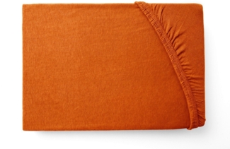 Hometex Premium Textiles Spannbettlaken Jersey-Bettlaken aus 100% Baumwolle, Gummizug: rundum, Viele Größen, vielseitige Nutzung