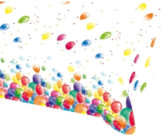 Plastik-Tischdecke Ballons 120 x 180 cm