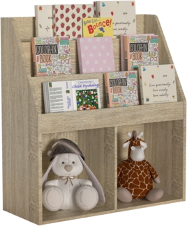 VCM Standregal Besira 920326 Honig-Eiche H. 80 x B. 73 x T. 30 cm