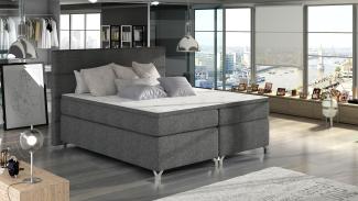 Wohnideebilder Amadeo 160X200 Dunkelgrau Boxspringbett BAO_04_1.6