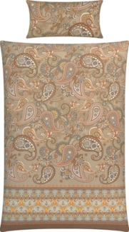 Erwin Müller Bettwäsche Bettwäsche, Mako-Satin, 2 teilig, Paisley