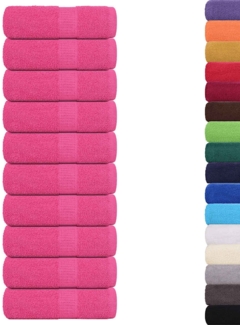vidaXL Waschhandtücher 10 Stück FROGN Rosa 30x30 cm 100% Baumwolle 137042