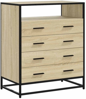 vidaXL Schubladenschrank Sonoma-Eiche 70x41x83,5 cm Holzwerkstoff 849090