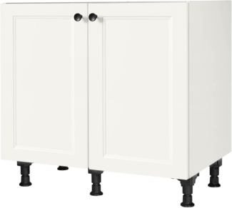 nobilia® Spülenschrank "Cascada", vormontiert, mit höhenverstellbaren Sockelfüßen, Breite 90 cm