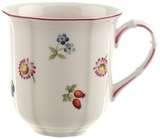 Villeroy & Boch Vorteilset 2 Stück Petite Fleur Becher mit Henkel weiß 1023954870 und Geschenk + Spende