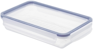 Rotho Kühlschrankdose Click & Lock, 1 l flach horizon blau