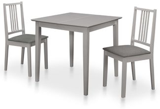 vidaXL 3-tlg. Essgruppe MDF Grau 276397