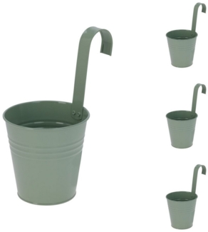 4x Blumentopf zum Aufhängen Balkontopf Pflanzgefäß Hängetopf Mint