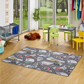 Snapstyle Kinderteppich Kinder und Spielteppich Disney Cars, Eckig, Höhe: 4 mm
