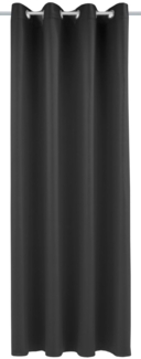 Neusser Collection Ösenschal DimOut Marene schwarz, 140x245 cm