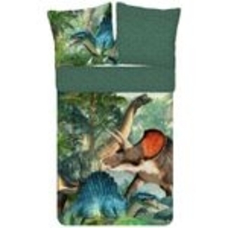 ESPiCO Bettwäsche Trendy Bedding Dinos Jurassic Renforcé 135 x 200 + 80 x 80 cm