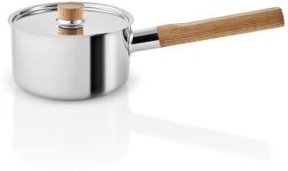 Eva Solo Nordic kitchen Kasserolle, Stielkasserolle, Stieltopf, Saucentopf, Kochtopf, Kochgeschirr, Edelstahl, Eiche, 1. 5 L, 281216