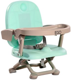 Lorelli Kinderstuhl Ego 2 in 1 Sitzerhöhung Boostersitz Tisch abnehmbar klappbar grün