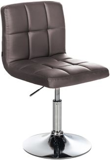 CLP Palma Lounger V2 Kunstleder Lounger höhenverstellbar und drehbar, braun