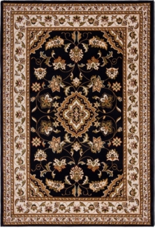 KADIMA DESIGN Teppich Klassischer Orientteppich mit floralem Muster, Bordüre strapazierfähig, Rechteckig, Höhe: 12 mm, Gewebt
