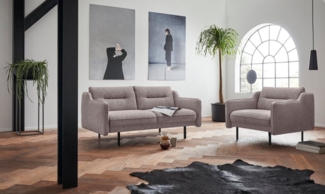 andas 2-Sitzer Nordfyn, edles Design in 3 Bezugsqualitäten, Design by Morten Georgsen