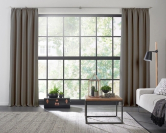 Wirth Vorhang Dim out, Kräuselband (1 St), verdunkelnd, nach Maß