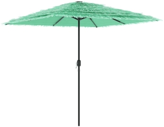 vidaXL Sonnenschirm mit Stahlmast Grün 248x248x248 cm 4005091