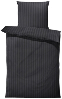 One Home Bettwäsche Damast, Mikrofaser, gestreift und elegant, 2 teilig