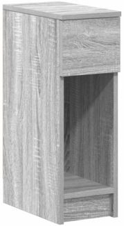 vidaXL Nachttisch mit Schublade Grau Sonoma 20x36x60 cm 858705