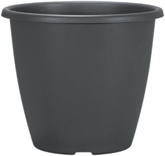 Geli Pflanztopf Blumentopf Nevada 27 anthrazit Rund Kunststoff m. Bodenlöcher
