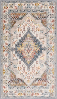 Livabliss Teppich CASABLANCA, rechteckig, Höhe: 12 mm, Vintage Orientteppich, Kurzflor Boho Wohnzimmerteppich, Läufer