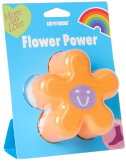 Doiy Socken EMS Flower Power Orange