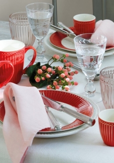 Greengate Frühstücksteller Alice Frühstücksteller red 23 cm