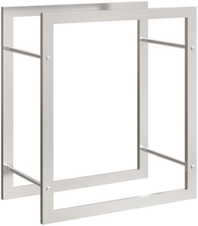 vidaXL Brennholzregal 50x28x56 cm Edelstahl 357859