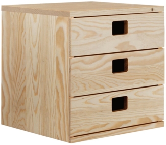 Astigarraga Kit Line Schubladenbox Schubladenblock "Dinamic", 2er oder 3er, Holzschubladen, Schränckchen, (3-St)