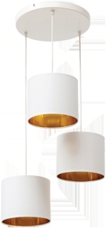 Eltap Vespillo, 45x45x105cm hängend 3 weiß/golden