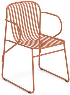 2er Set Riviera Gartenstuhl rot