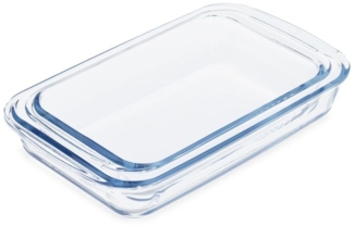 2er Auflaufform Set aus Glas 10043166