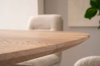 Home affaire Esstisch Vermont (2-St), aus massiver Eiche mit robustem Metallgestell