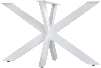 CLP Tischbeine Hardwick aus Stahl in Sternform Höhe 71 cm,weiß 120 x 68 x 71 cm