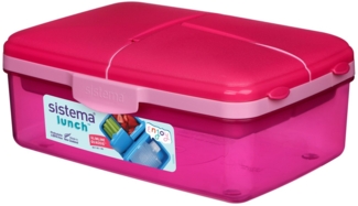 sistema Aufbewahrungsbox Sistema 1,5L Quaddie Lunchbox - Pink