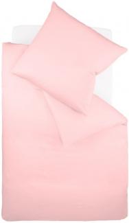 Fleuresse Interlock-Jersey-Bettwäsche colours rose 4040 155 cm x 200 cm