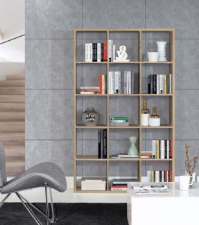 Standregal Bücherregal Raumteiler 107x32x176cm sonoma eiche
