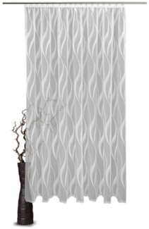 VHG Gardine nach Maß Moni, Kräuselband (1 St), transparent, Jacquard, Store
