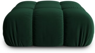 Micadoni Hocker Bellis Samtstoff Riviera Flaschengrün