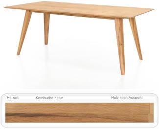 Esstisch Olavi 11 Kernbuche 180x90 cm Massivholz rechteckige Platte