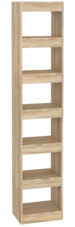 vidaXL Bücherregal/Raumteiler Sonoma-Eiche 40x30x198 cm 811640