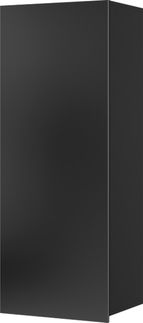 Hängeschrank Calabrini BR11 (Farbe: Schwarz / Schwarz Hochglanz)